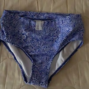 NWT Lands End swim bottom with hygienic liner.